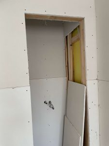 closet under construction