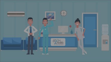 health solutions staff cartoon image