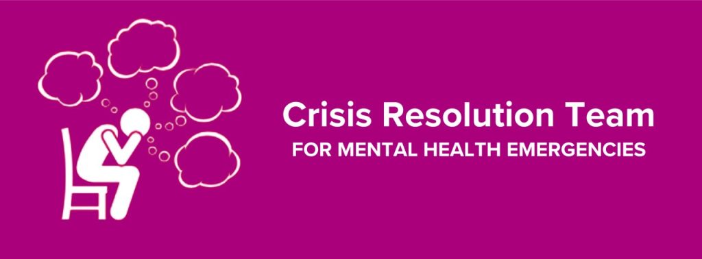 Crisis Resolution Team Banner
