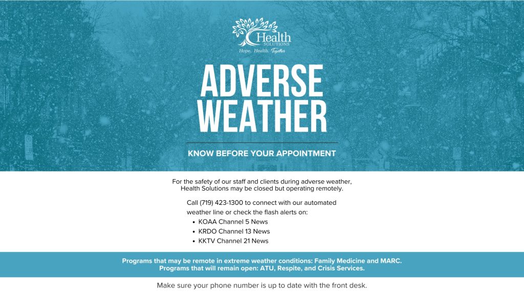 adverse weather advisory