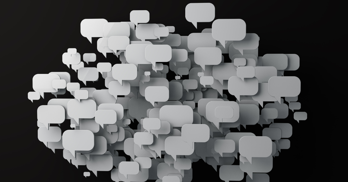 Client Advocate Line Chat bubbles