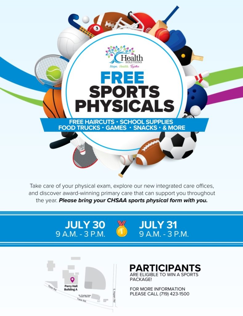 Free Sports Physicals Event 2026